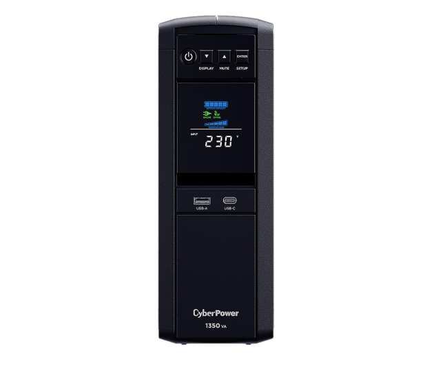 CYBERPOWER CP1350EPFCLCD 1350VA/810W AVR/LCD/6xSchuko - 1222715 - zdjęcie 2